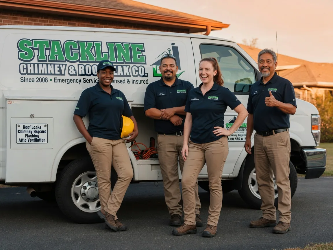 Chimney flashing repair company in Conway, MA